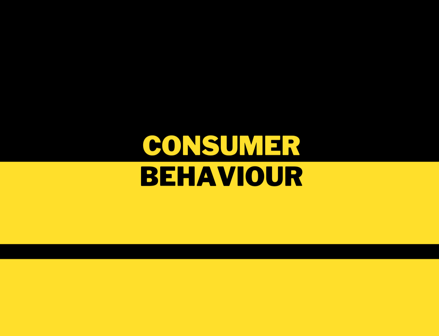 Consumer Behaviour